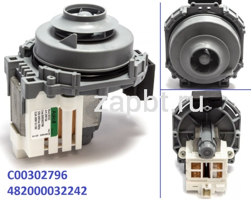 Wash Motor/Pump 60w 220-240v 45cm + Seal 302796 Москва