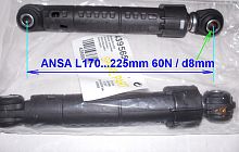 Комплект амортизаторов 2шт 60n Ansa L-170…225mm Bo5003 с доставкой