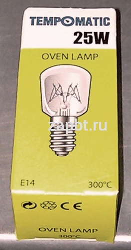 Лампочка для духовки 25w E14 300° 02lf06 Москва
