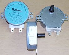 Мотор вращения тарелки для микроволновой печи Sm-16t Galanz Ac-30v 3w 5/6rpm шток-14m Mcw030un с доставкой