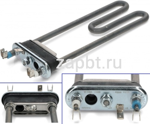 Тэн для стиральной машины 1850w-220v прям.с отв.L 200 R14+ M105 F25 K4 Htr001un Москва