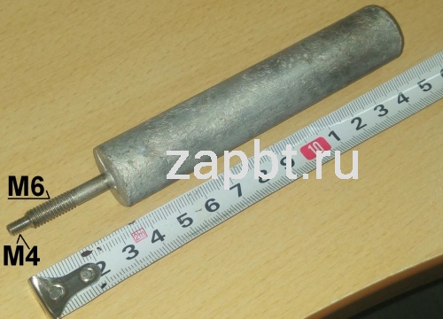 Анод магниевый для водонагревателя D21x110mm M4/M6x30mm Wth300xx Москва